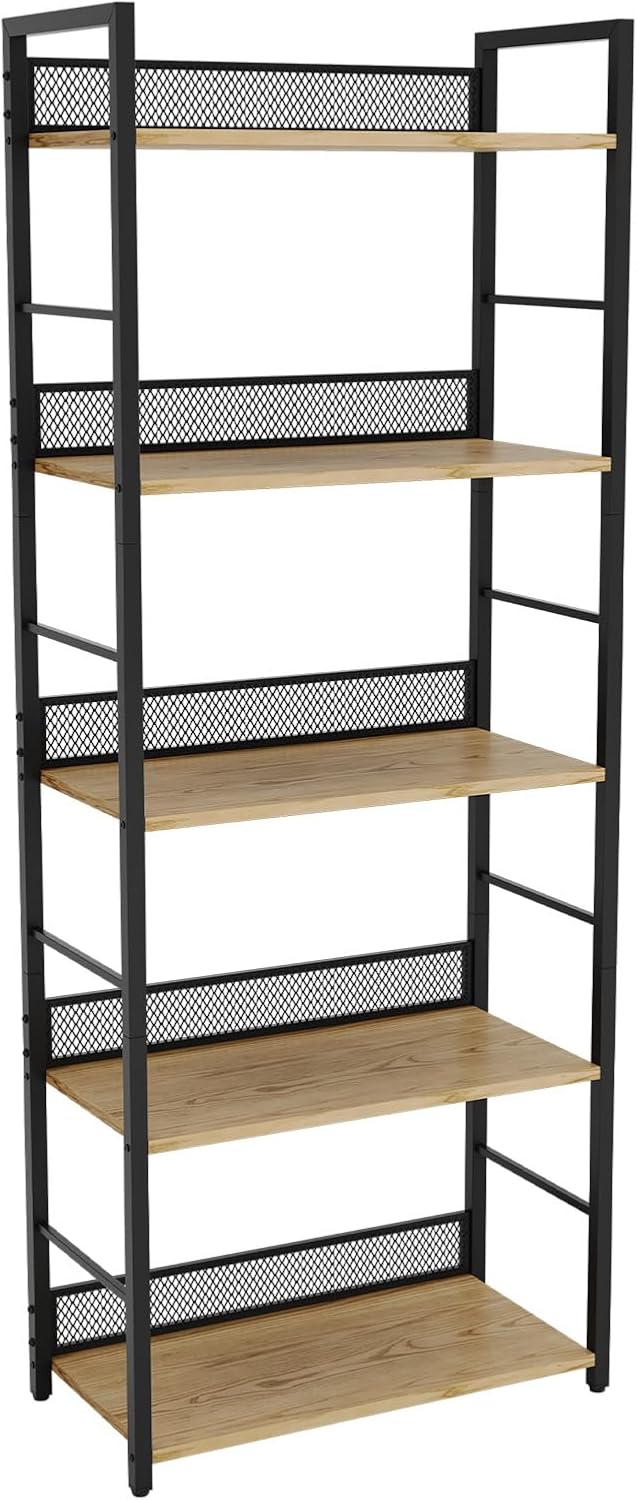 Bookshelf 5 Tier - 5단 책꽂이 산업용 다층 소형 카트