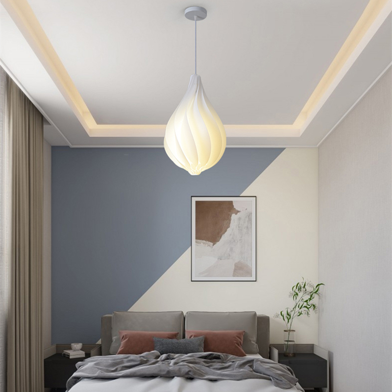 Office Furniture And Fixtures - 북유럽 스타일 LED 화이트 PVC 웨이브
