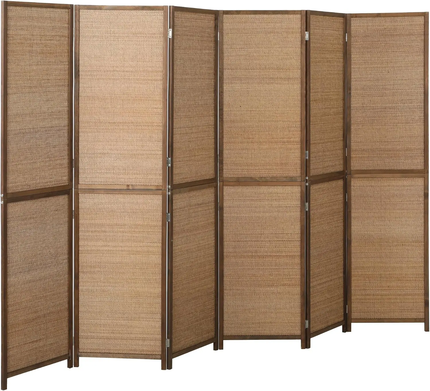Room Divider Bamboo - 6피트 룸 디바이더, 6패널 수제 대나무