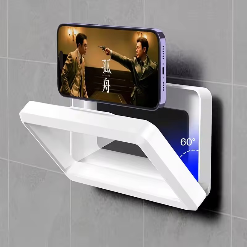 Wall Organizer Pocket - 욕실 방수 휴대폰 홀더 가정용 벽걸이형