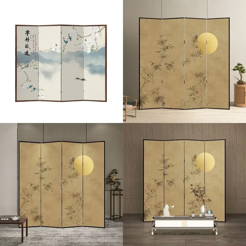 Room Divider Bamboo - 새로운 중국식 대나무 룸 디바이더 양면