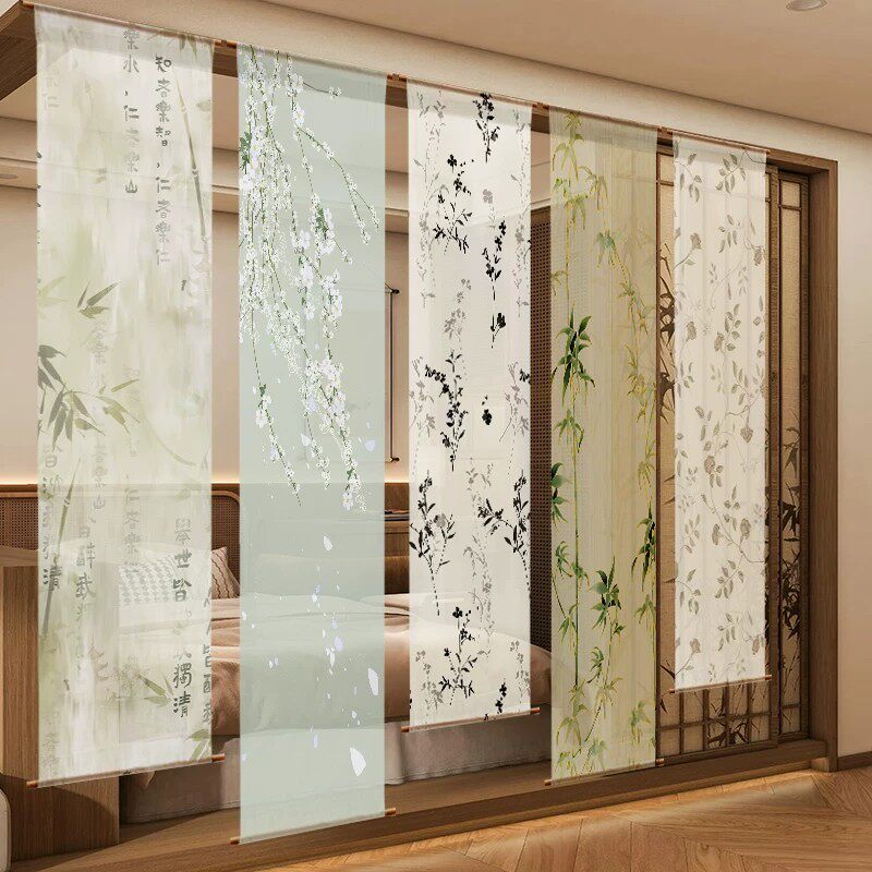 Room Divider Bamboo - 선(禪) 가제 벽걸이 – 빛 차단,