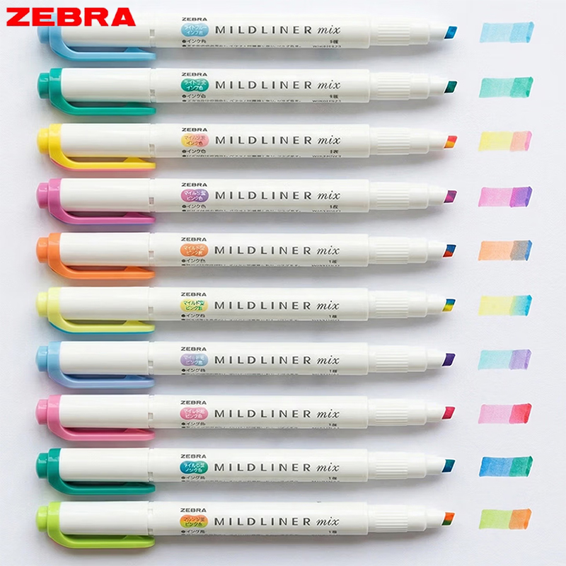 Zebra WKS23 Mildliner 형광펜 혼합 2 - Zebra Pen Mildliner 리뷰 및 가격