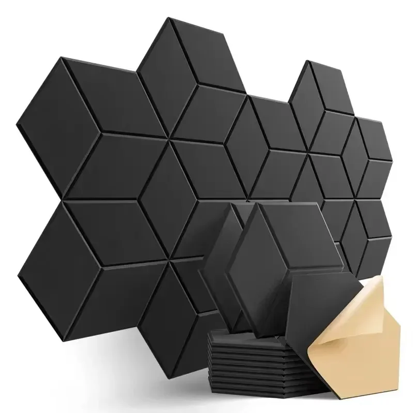 12 Pcs 자체 접착식 육각형 방음 폼 패널 홈 스튜 - Office Furniture For Sale 리뷰 및 가격