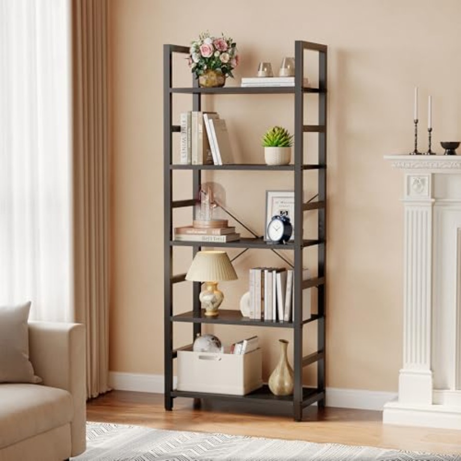 5단 책장, 모던한 높이의 책장, 거실, 침실, 홈 오 - Bookshelf 5 Tier 리뷰 및 가격