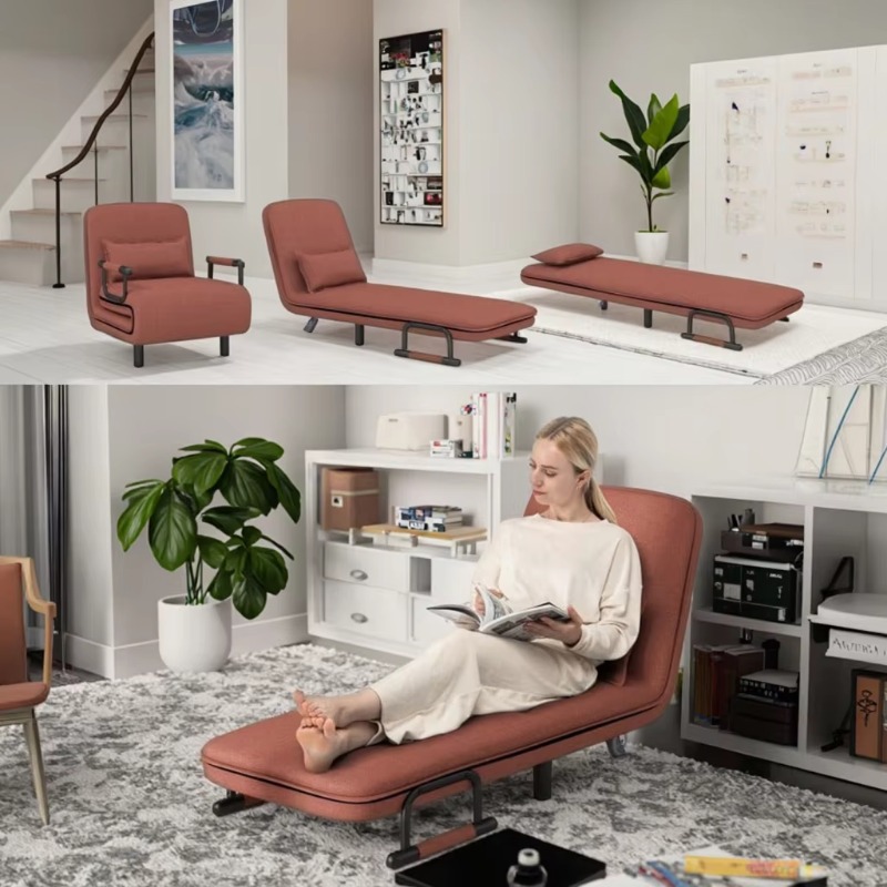 편안한 2-in-1 메커니즘 접이식 변형 암체어 싱글  - Office Furniture For Sale 리뷰 및 가격