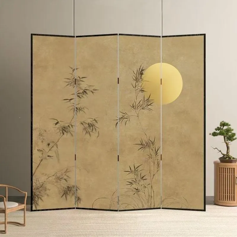 새로운 중국식 대나무 룸 디바이더 양면 접이식 스크린  - Room Divider Bamboo 리뷰 및 가격